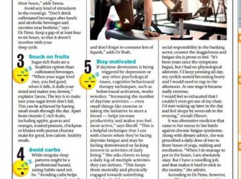 Falling asleep at your desk