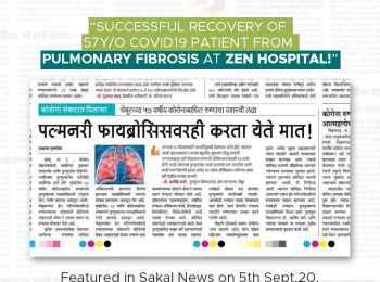 Pulmonary fibrosis at zen hospital