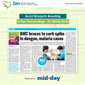 Best hospital in Mumbai for Dengue Fever treatment